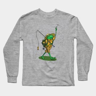 Fisherman Frog Long Sleeve T-Shirt